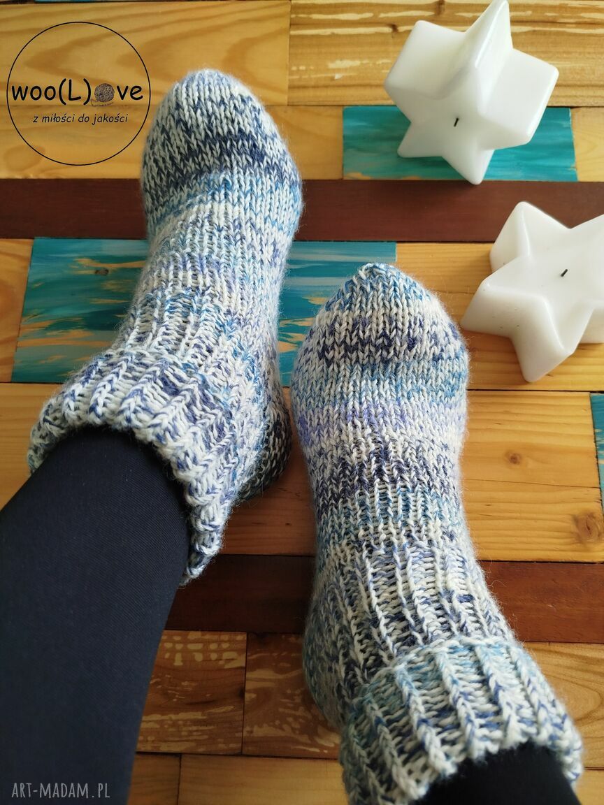 Skarpeciaki wełniaki melanŻ ŚciĄgacz nabrzeŻe rozmiar wełniane