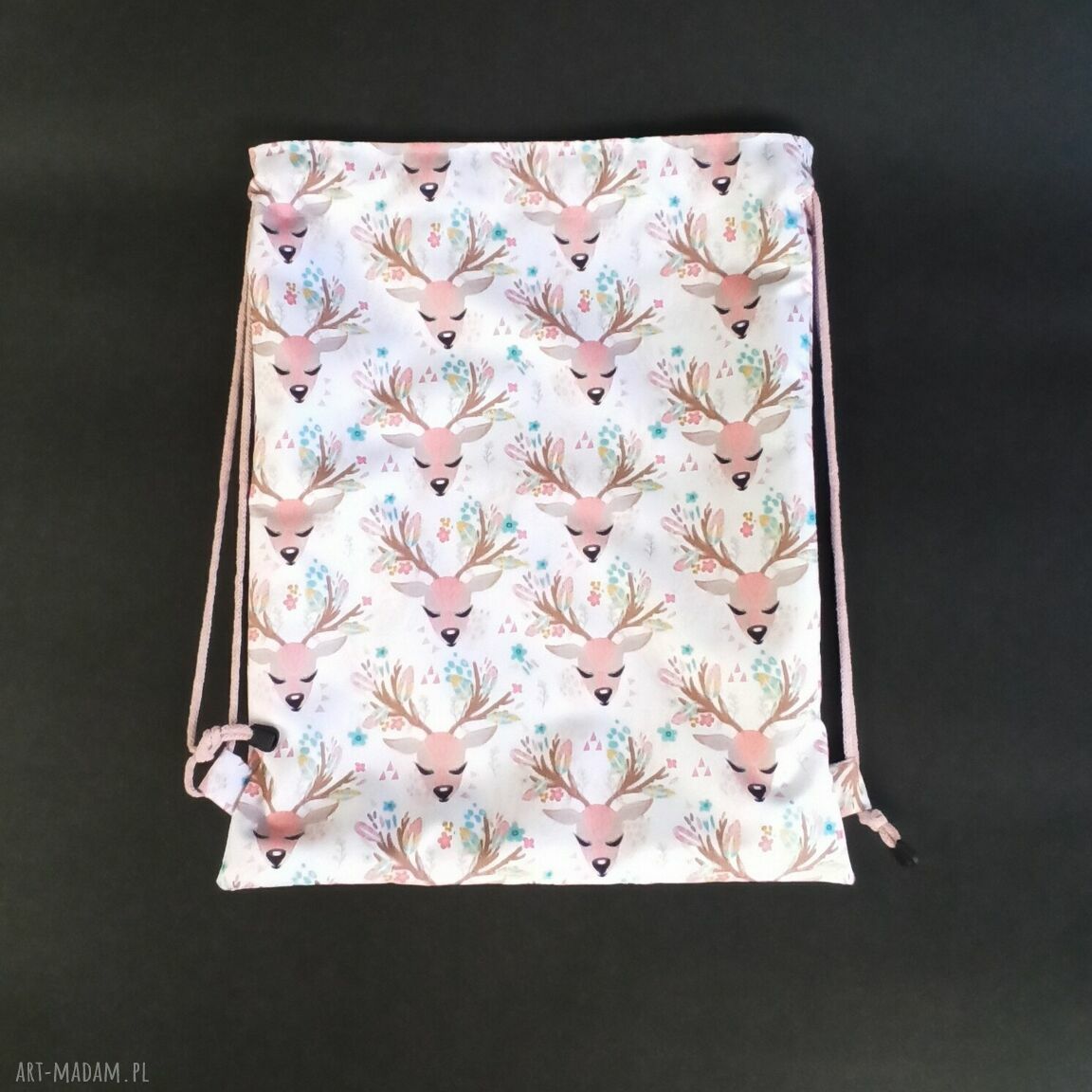 Worek jelonek - workoplecak handmade do szkoły i przedszkola