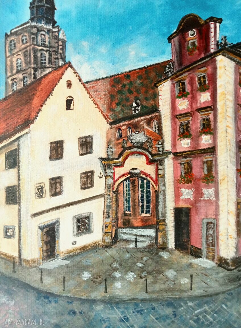 Wrocław Jaś i Małgosia - obraz krajobraz i architektura 40/30/2 cm