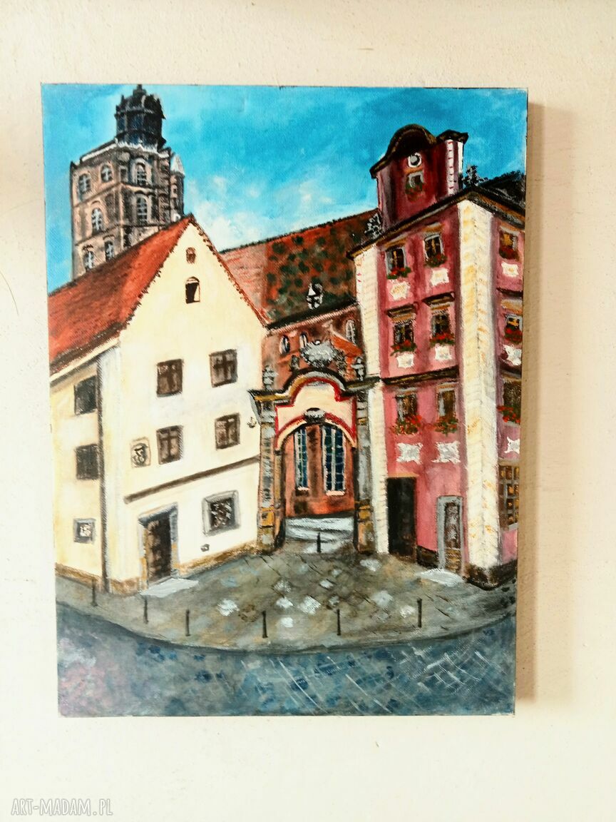 Wrocław Jaś i Małgosia - obraz krajobraz i architektura 40/30/2 cm