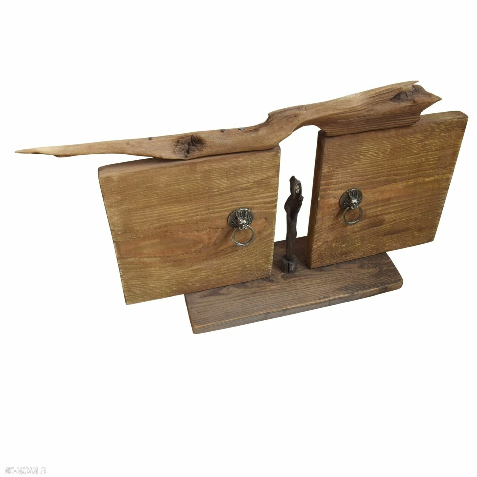 Wrota /1/ - dekoracja z drewna handmade (unikatowy egzemplarz)