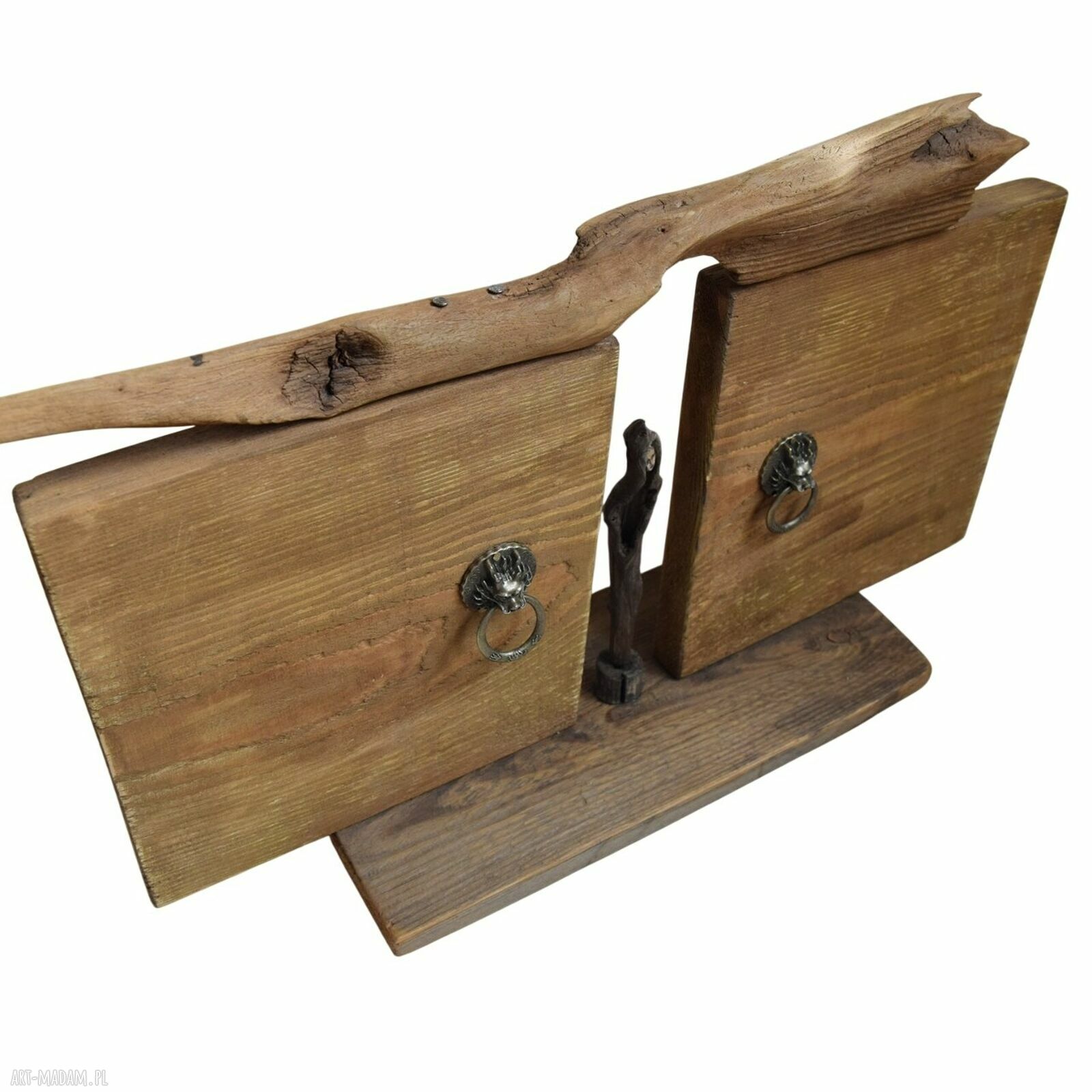 Wrota /1/ - dekoracja z drewna handmade (unikatowy egzemplarz)