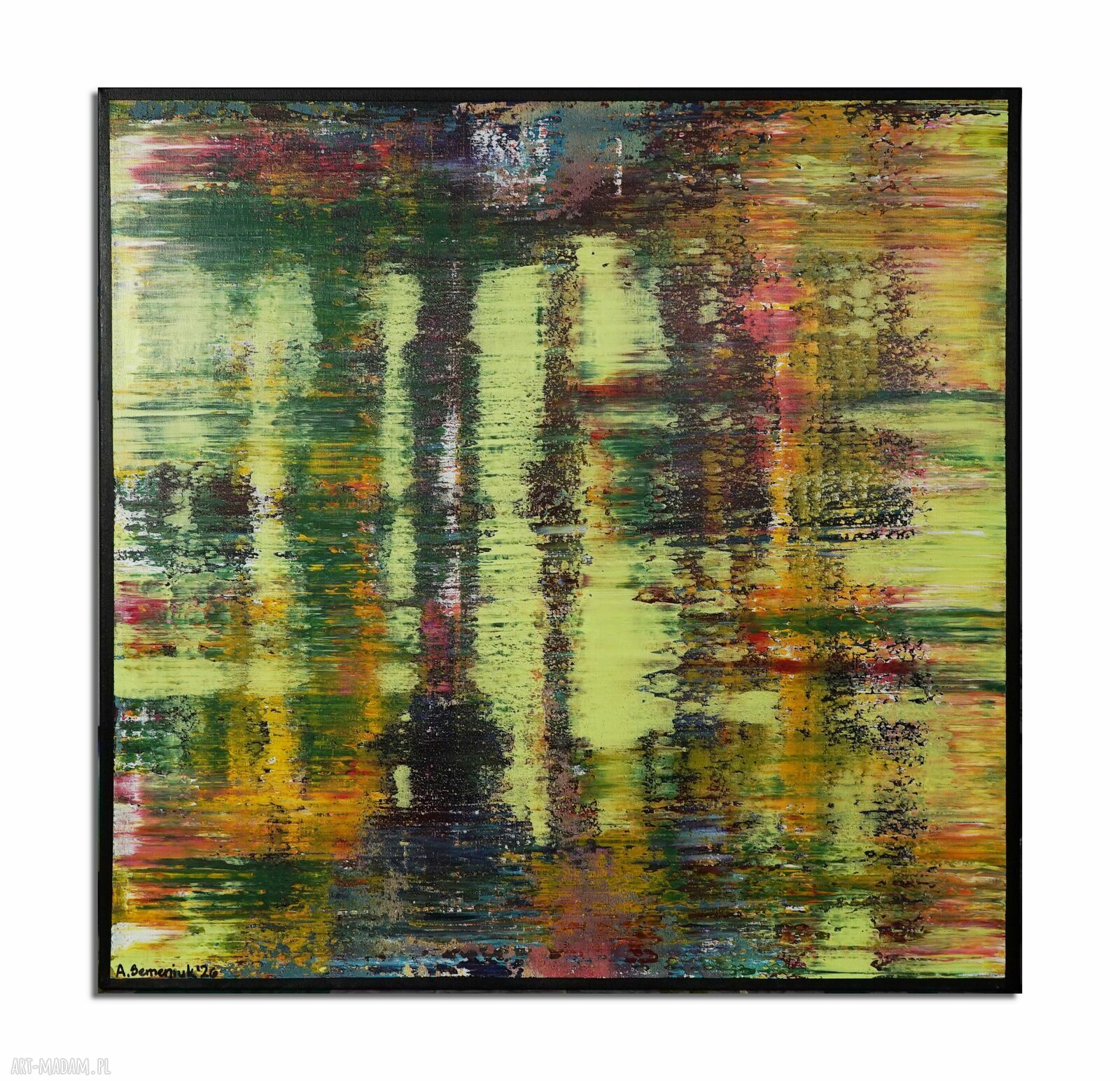 Dyptyk akrylowy Wspominając Gerharda 24 i Wspominając Marka 2 - 2x80x80 cm