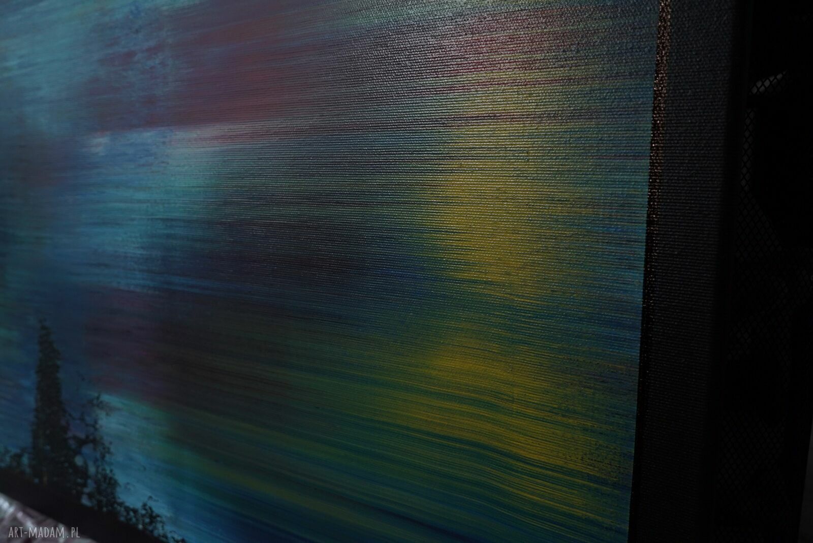 Wspominając Gerharda 18 - abstrakcyjny obraz akrylowy 100x80 cm