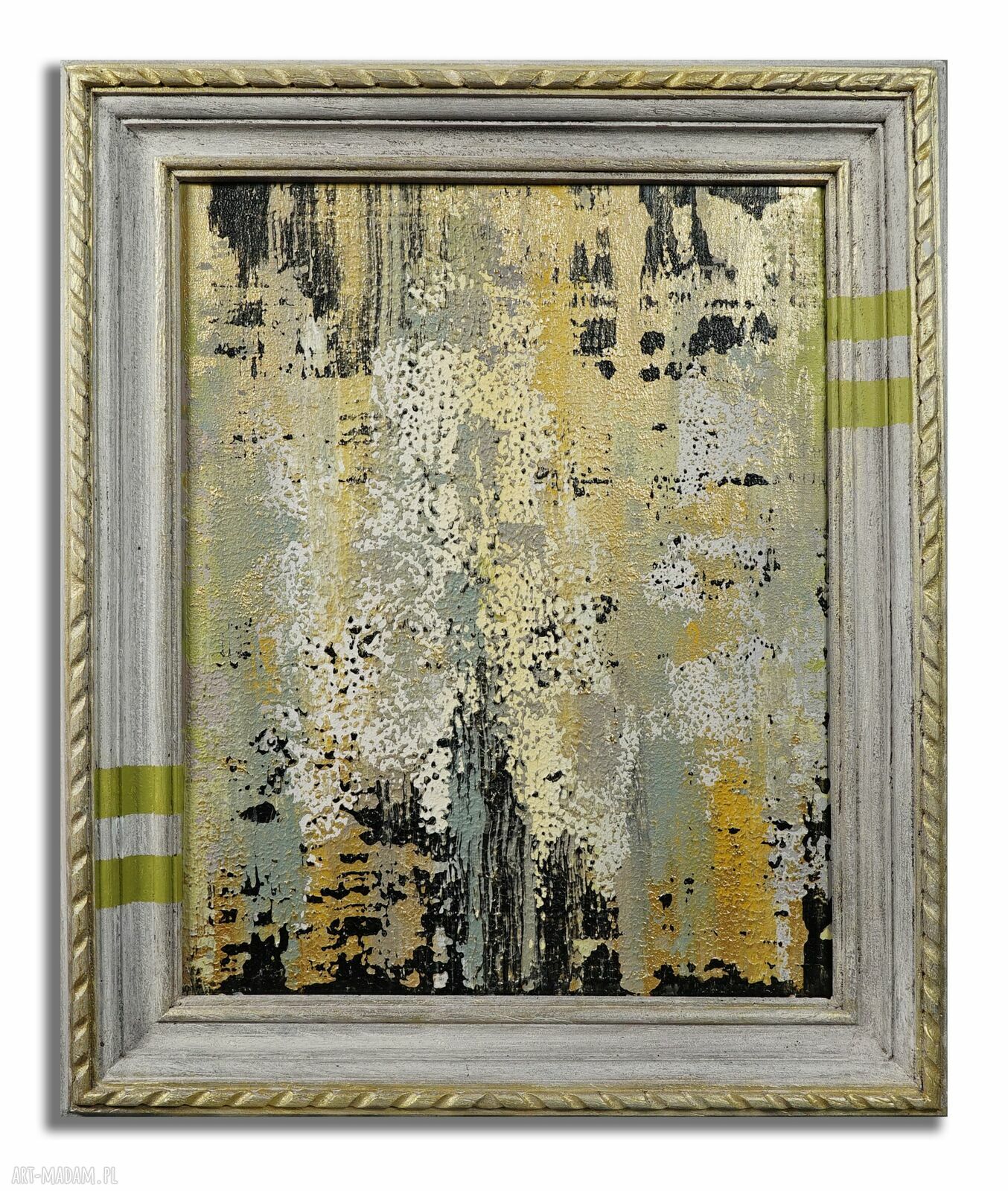 Wspominając Gerharda 2 - obraz na płycie z farb akrylowych 62 x 52 cm z ramą