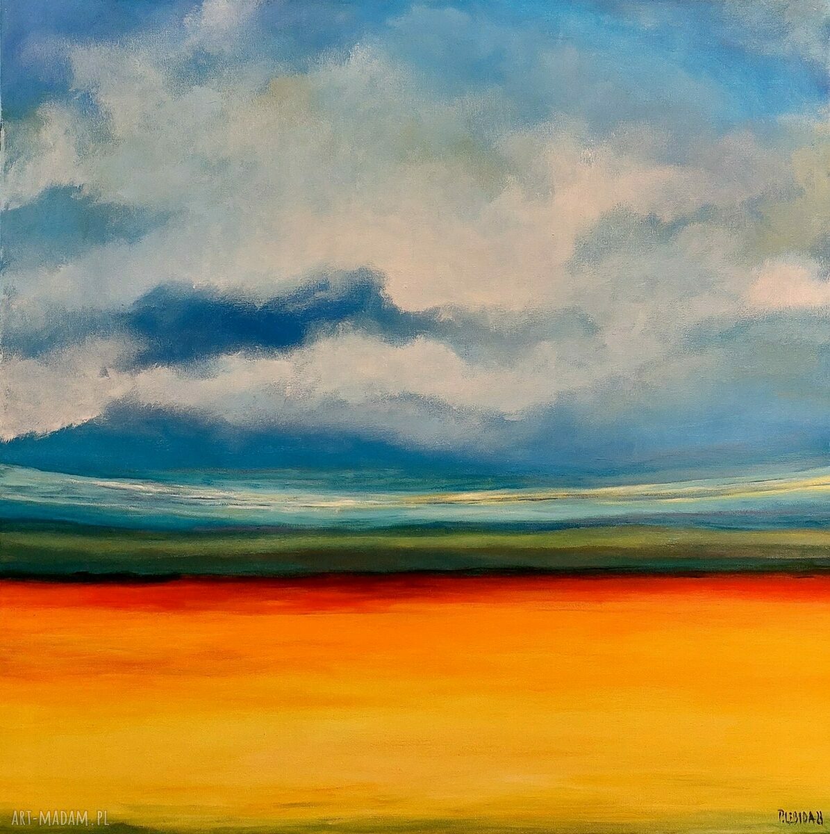 Wspomnienie - obraz akrylowy 60x60 cm gotowy do zawieszenia