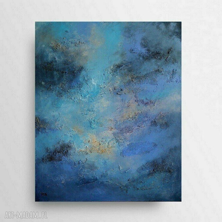 WSPOMNIENIE - ręcznie malowany obraz akrylowy 60x50 cm