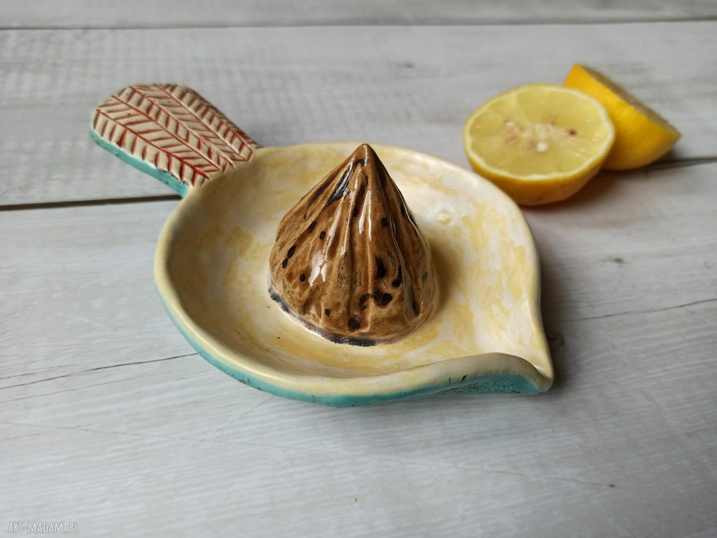Wyciskarka do cytryn - ceramiczna, ręcznie robiona