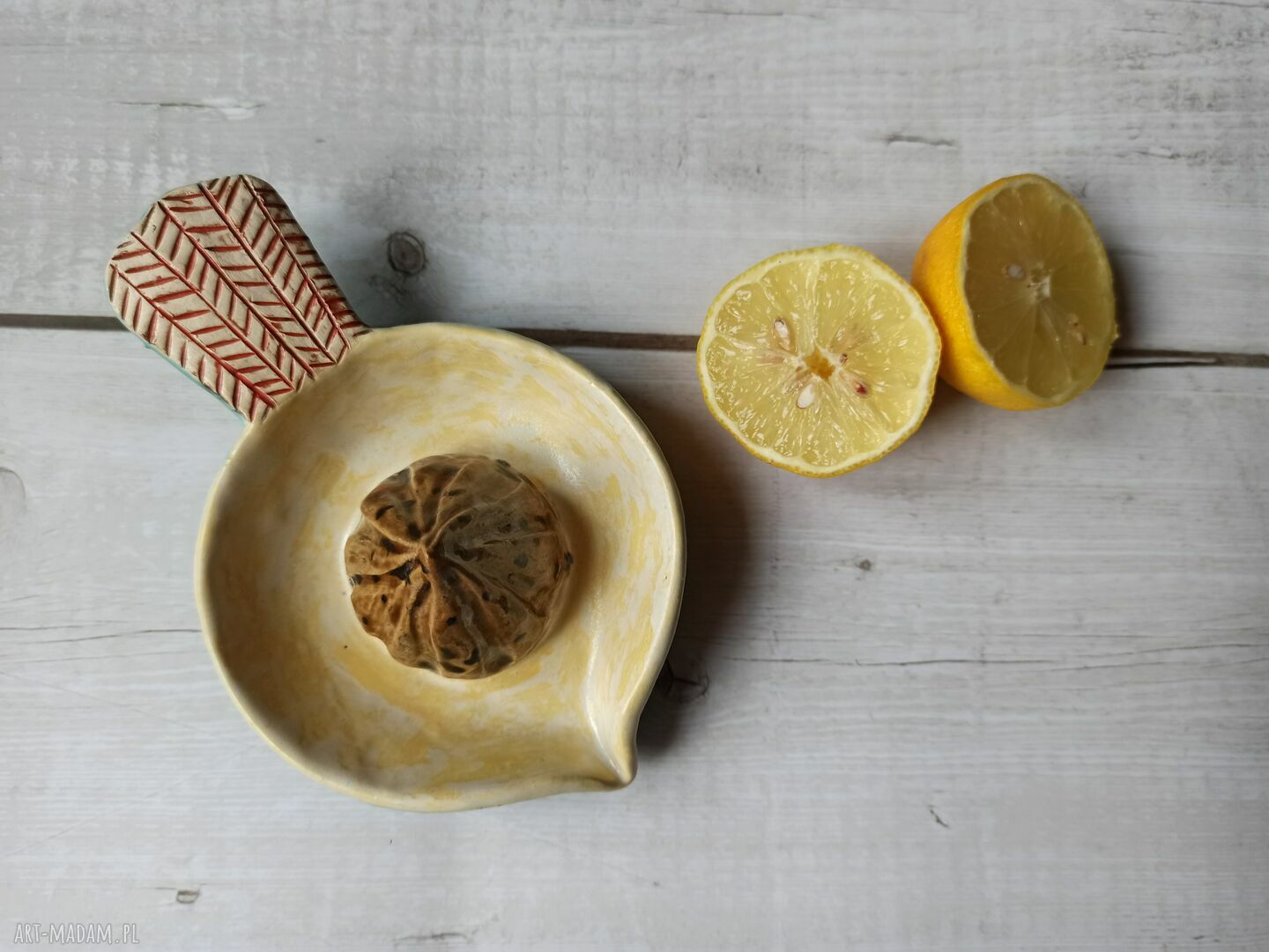 Wyciskarka do cytryn - ceramiczna, ręcznie robiona