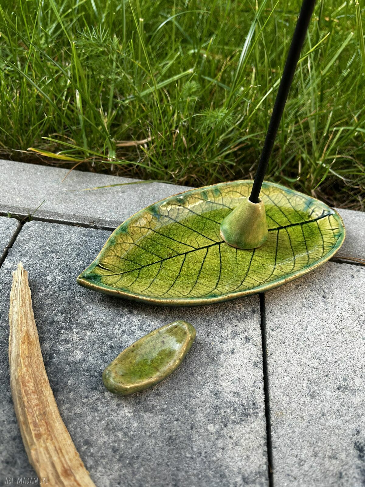 Ceramiczny zestaw do aromaterapii „Liść”