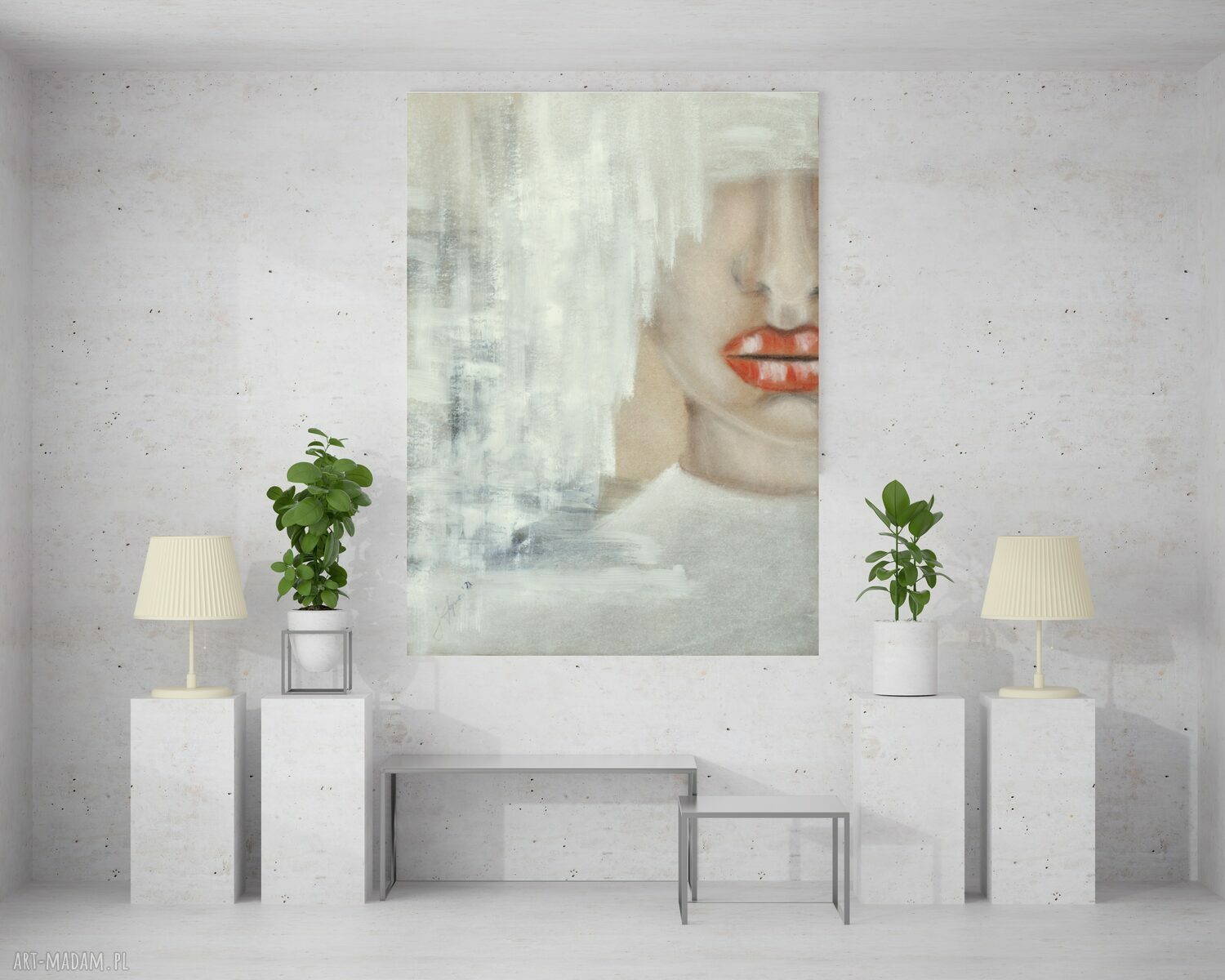 Obraz w formie wydruku GERDA 50x70 cm - kobieta w sztuce współczesnej