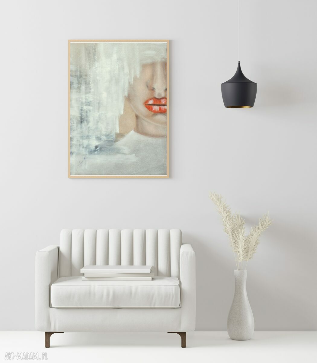 Obraz - wydruk Gerda (70x100 cm) - abstrakcyjny portret