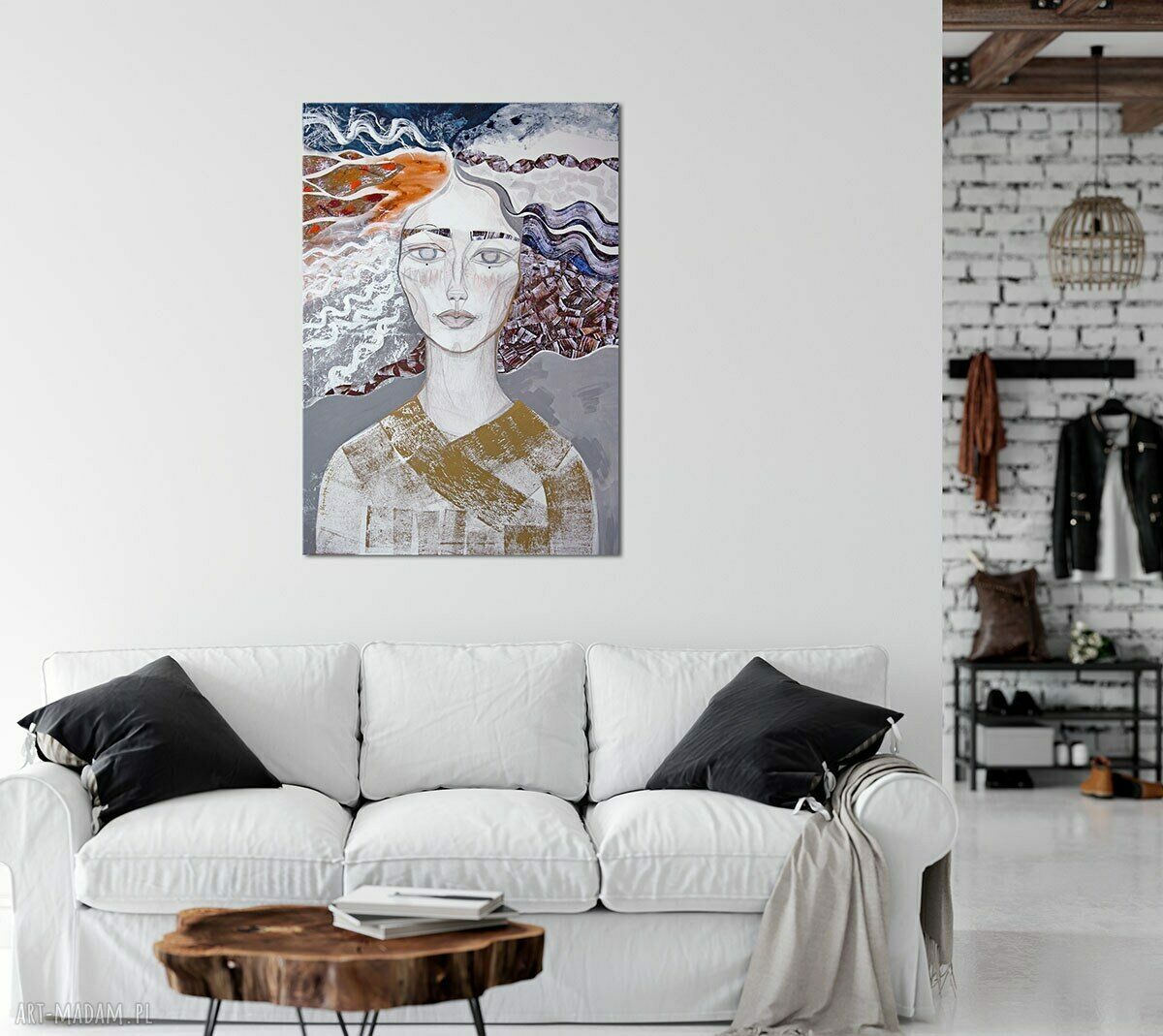 Obraz na płótnie 50x70 cm „Rozwiane marzenia”
