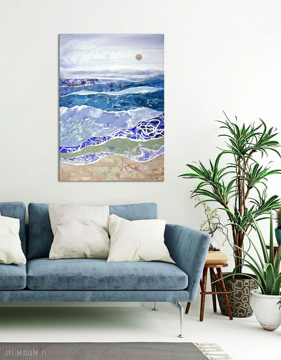 Marynistyczny obraz na płótnie 120x80 cm - morze pejzaż