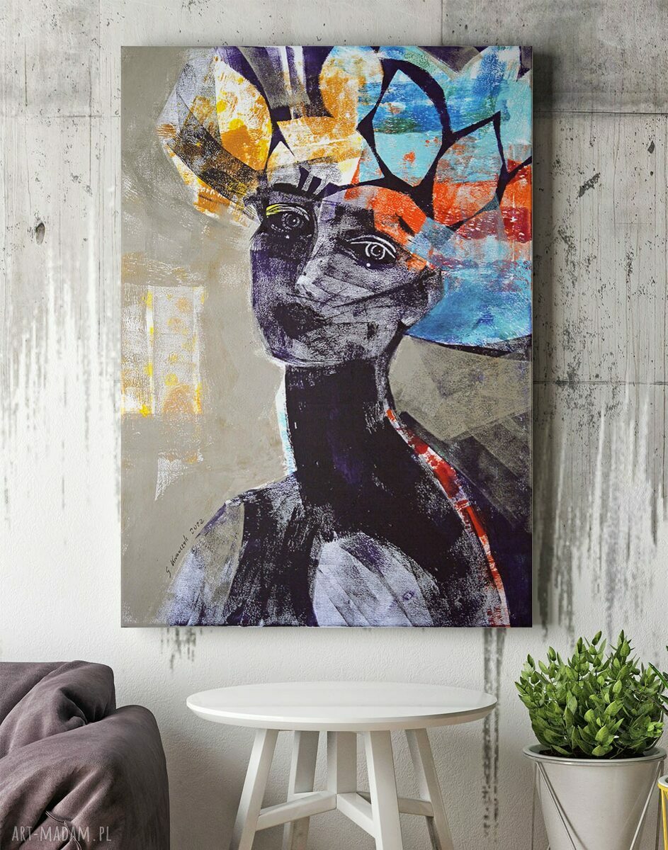 Obraz - wydruk 50x70 cm „Nadzieja” (portret kobiety)