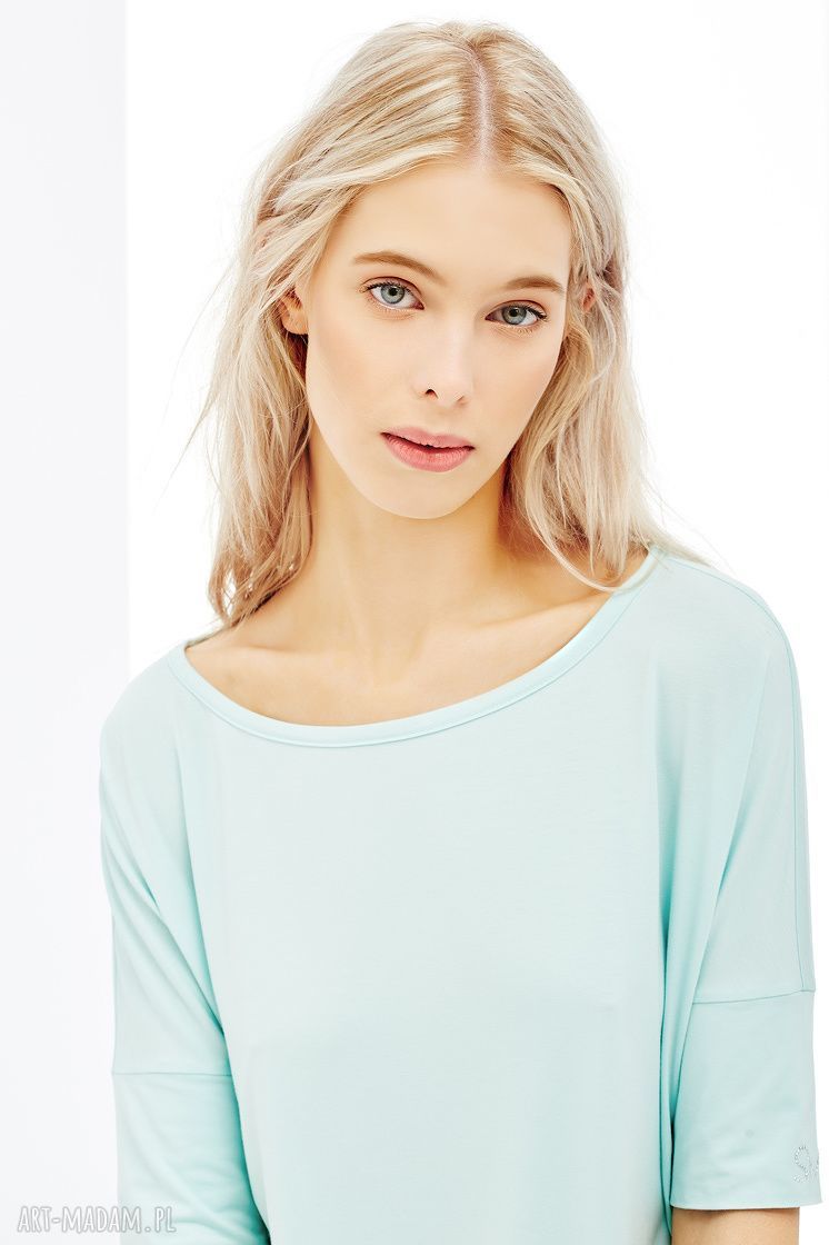 Wygodna miętowa bluzka Linda - komfort w Twoim stylu