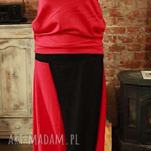 qu qu design black moon-komplet - czerwone spodnie