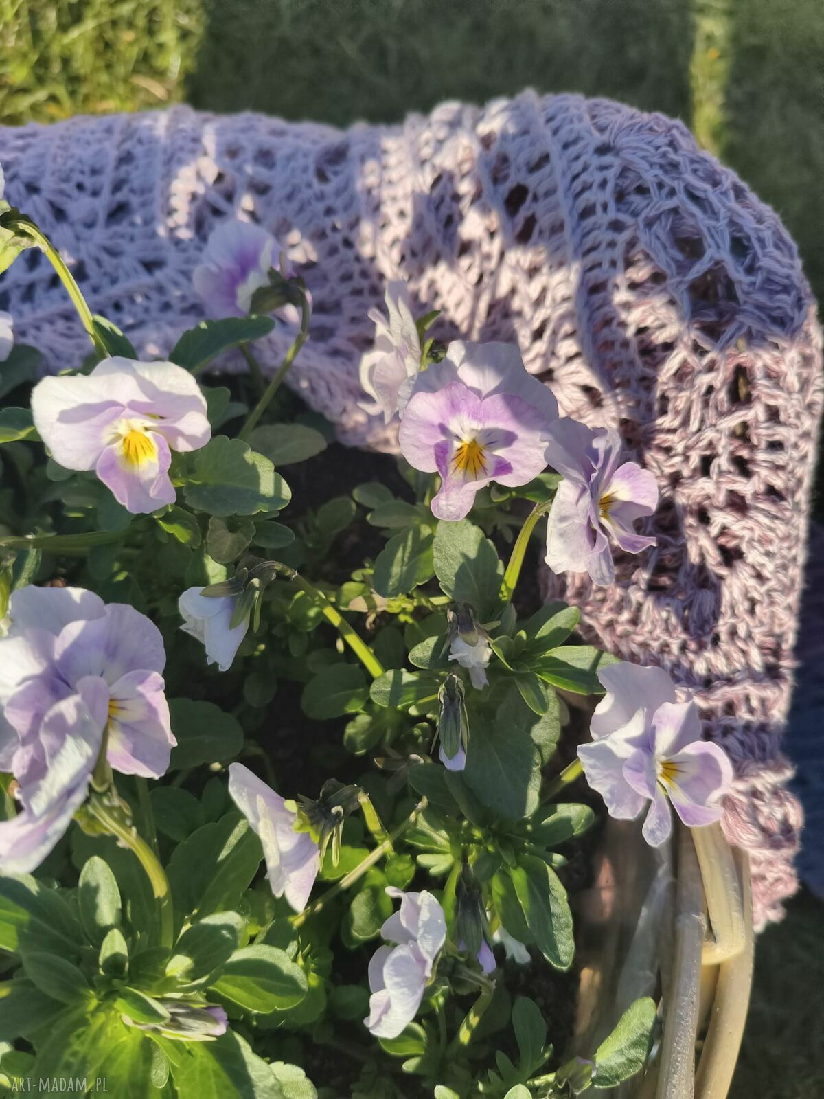 Otul się miłością i naturą - chusta szydełkowa z certyfikowanej bawełny organicznej