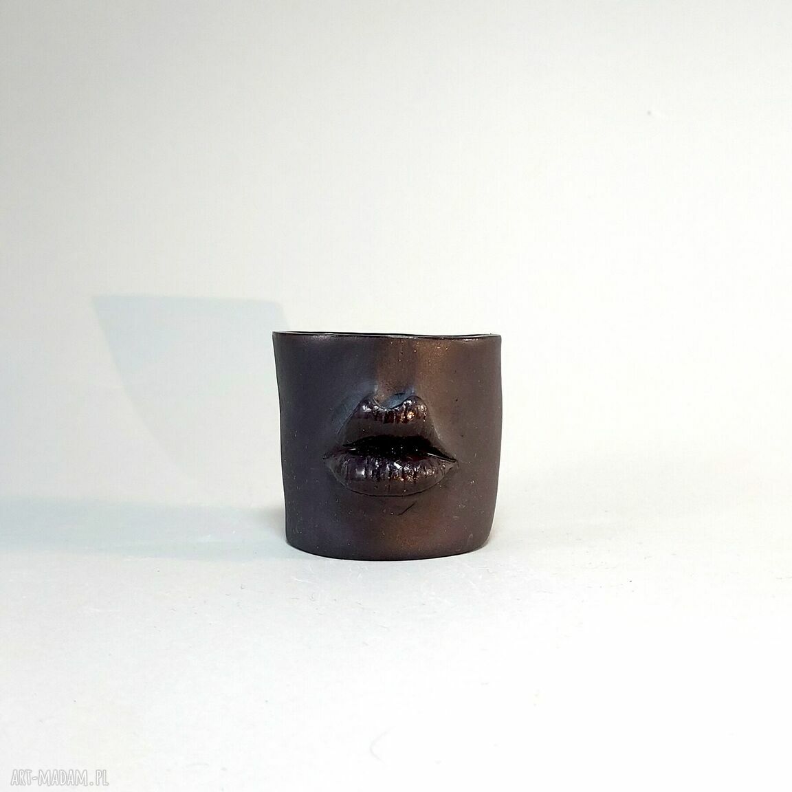 Wyjątkowa porcelanowa czarka espresso 100 ml - handmade