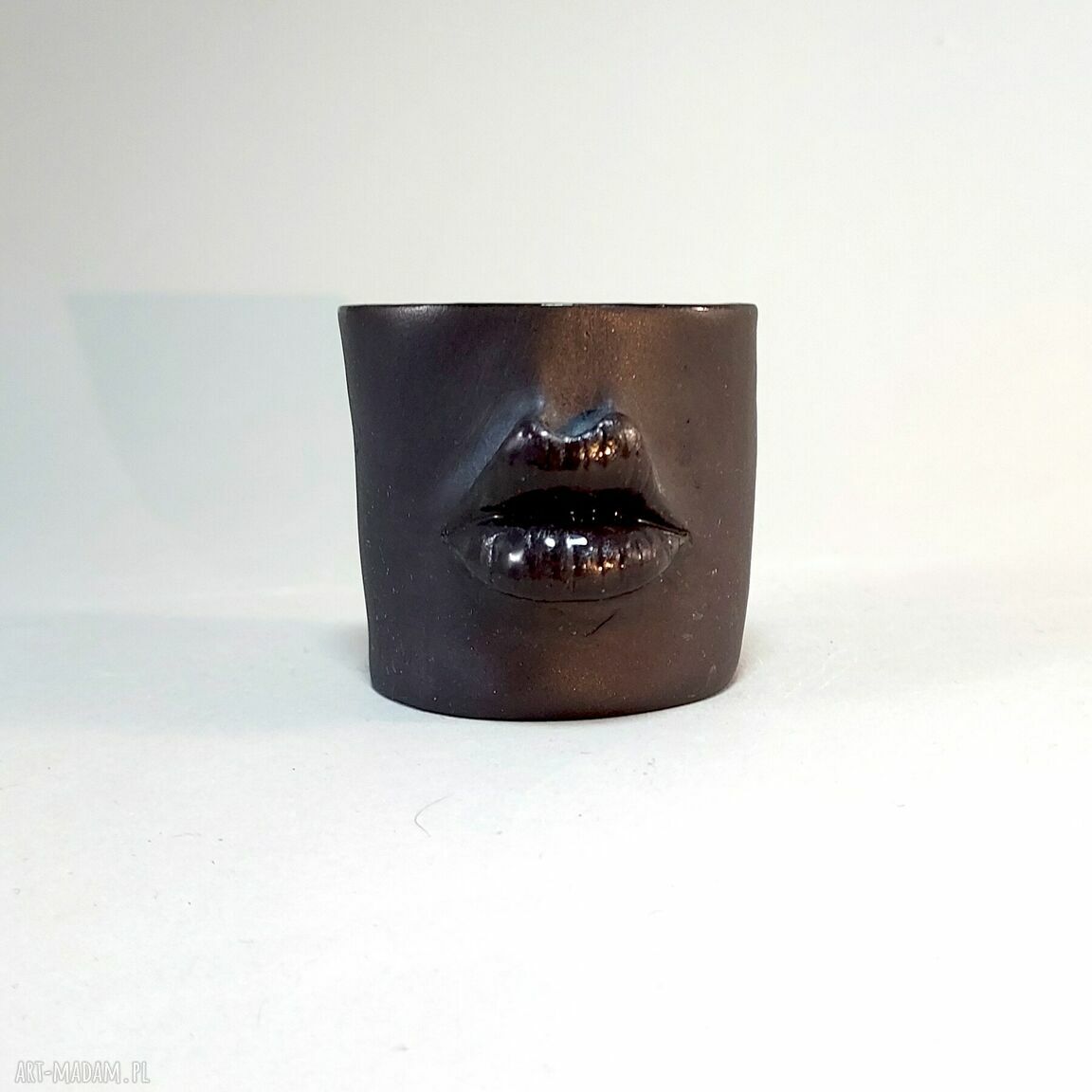 Wyjątkowa porcelanowa czarka espresso 100 ml - handmade