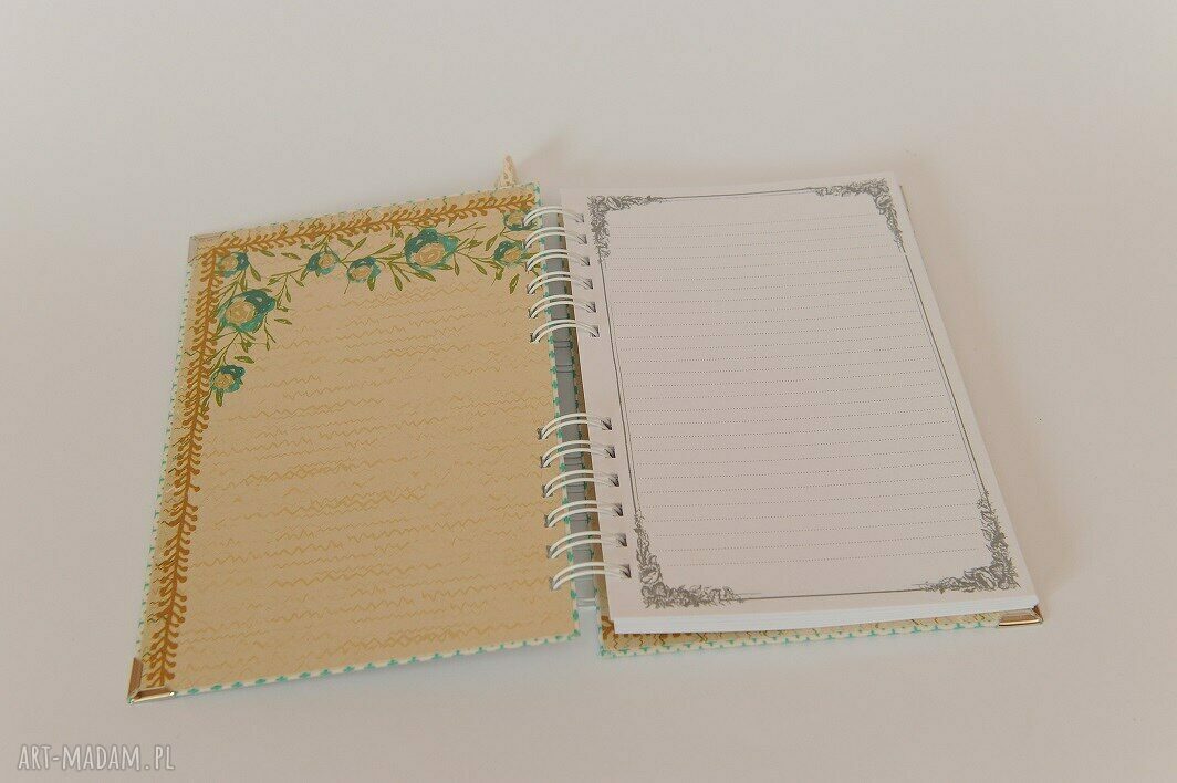 Notes scrapbooking z imieniem - personalizowany A5 na zamówienie