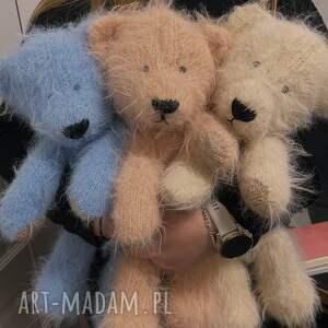 woolly tales wyjątkowy puszysty miś handmade z wełną merino