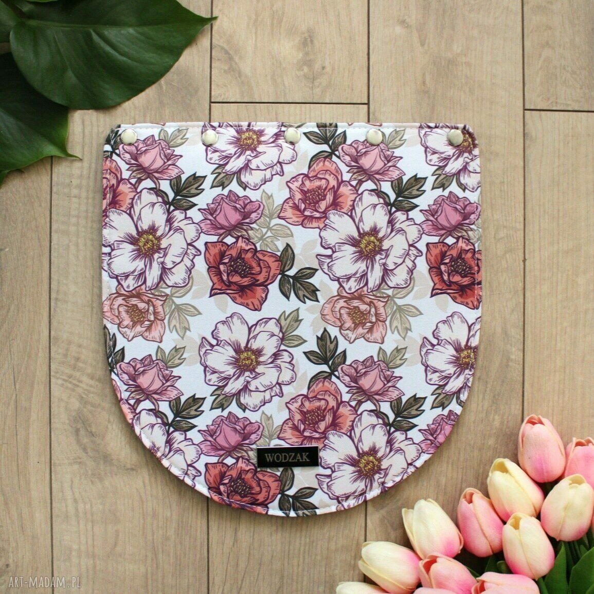 Wymienna klapka torebki erin kwiaty vintage elegancka torebka