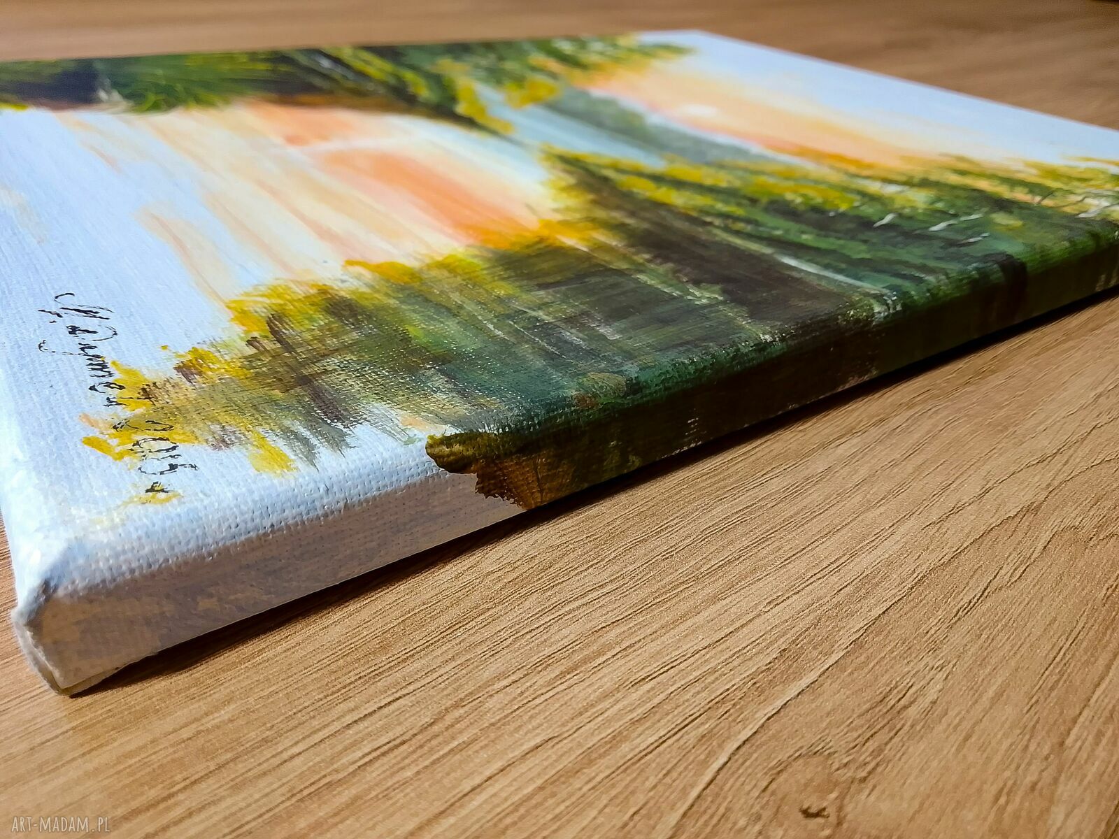 Dyptyk natury „Poranek i zmierzch” - obraz akrylowy 48x30 cm