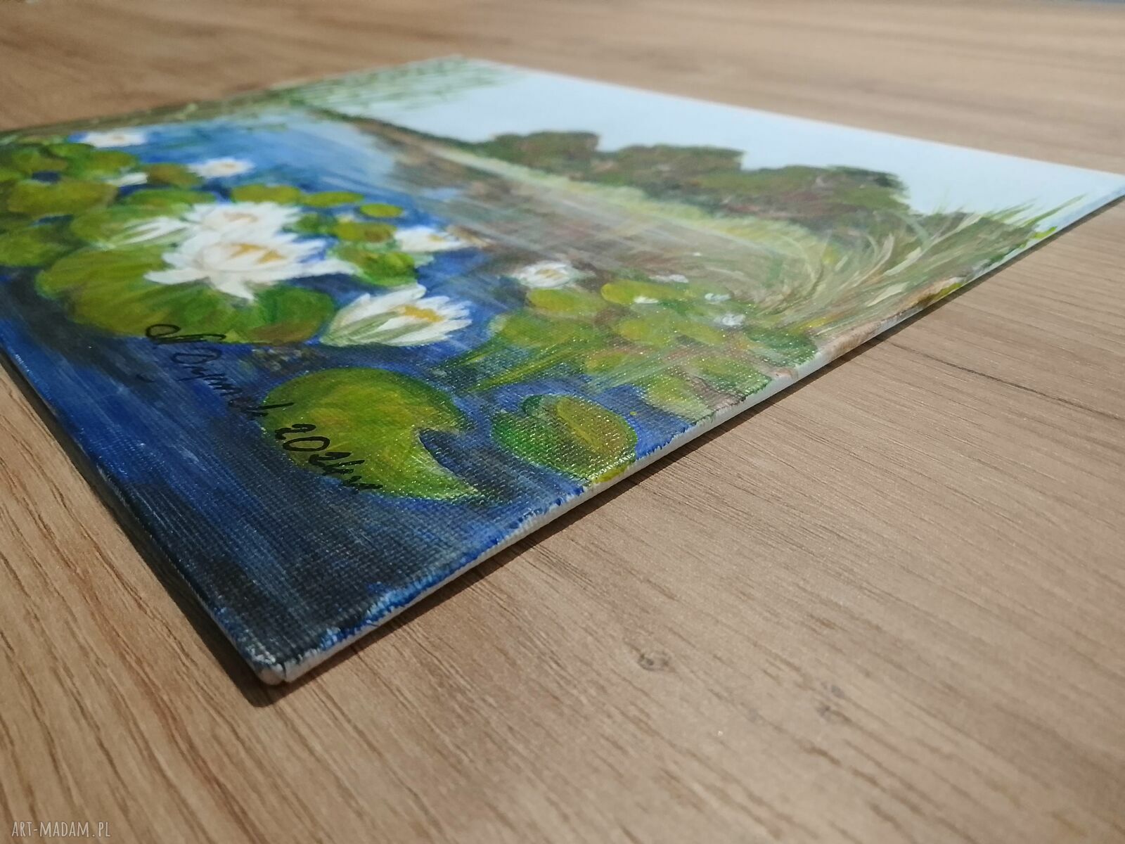 Dyptyk „Błękitne Przebudzenie” - wyprzedaż 2x 24x30 cm