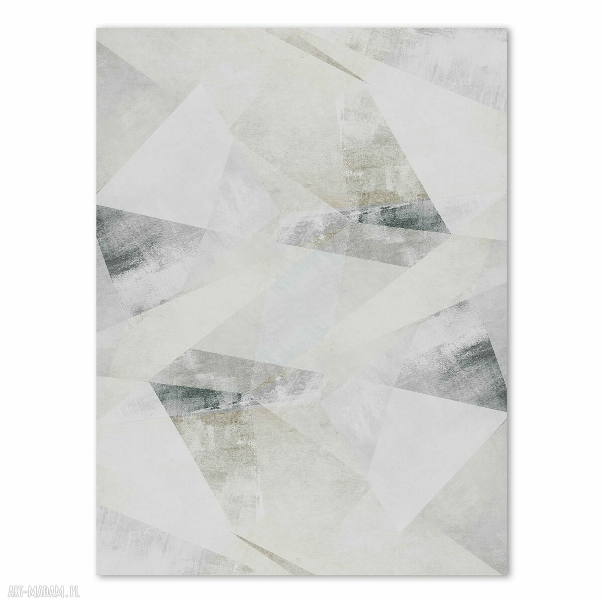 Neutralna Abstrakcja 2 - jasny plakat 40x50 cm bez ram