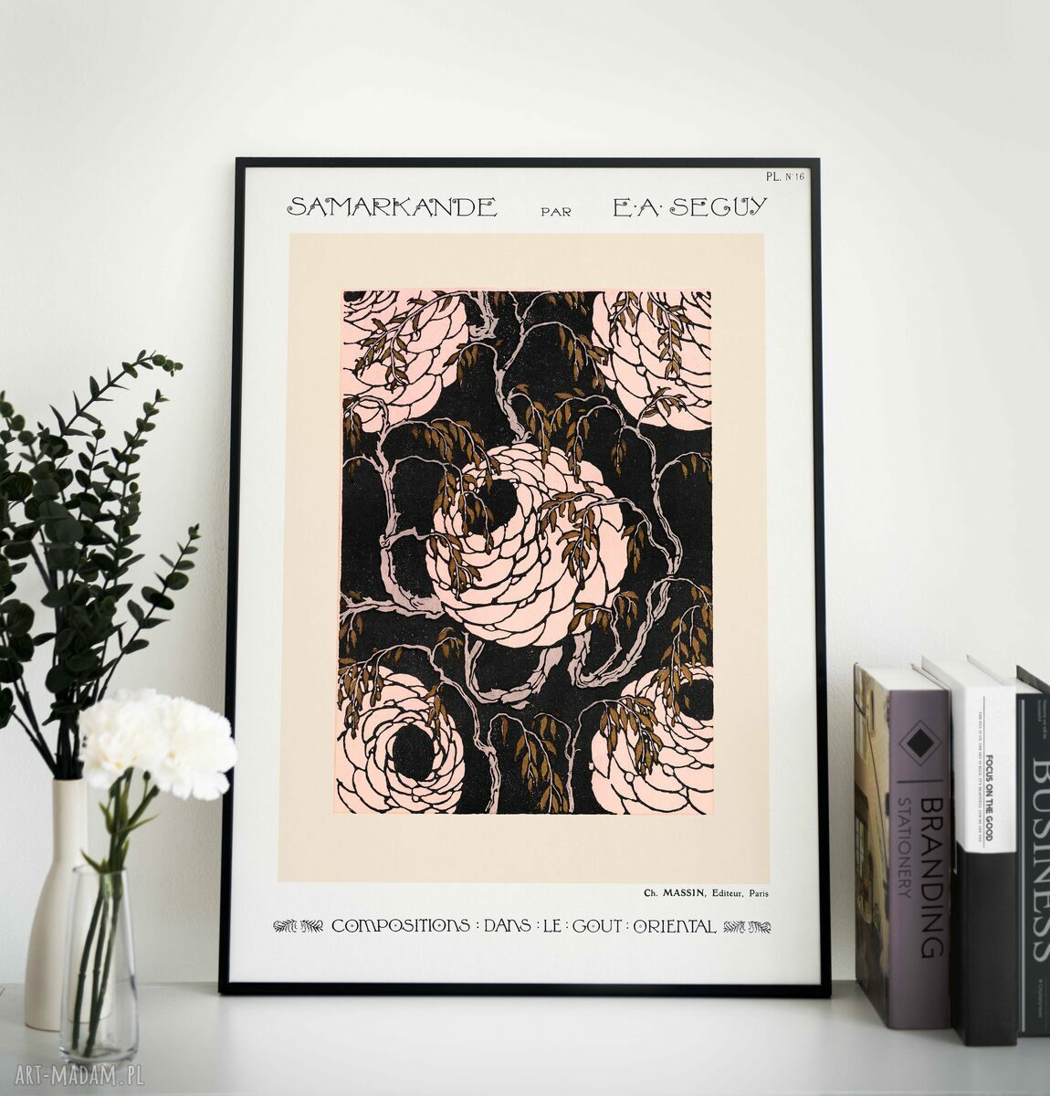 Plakat wystawowy - wzory retro 40x50 cm (8-2-0030)