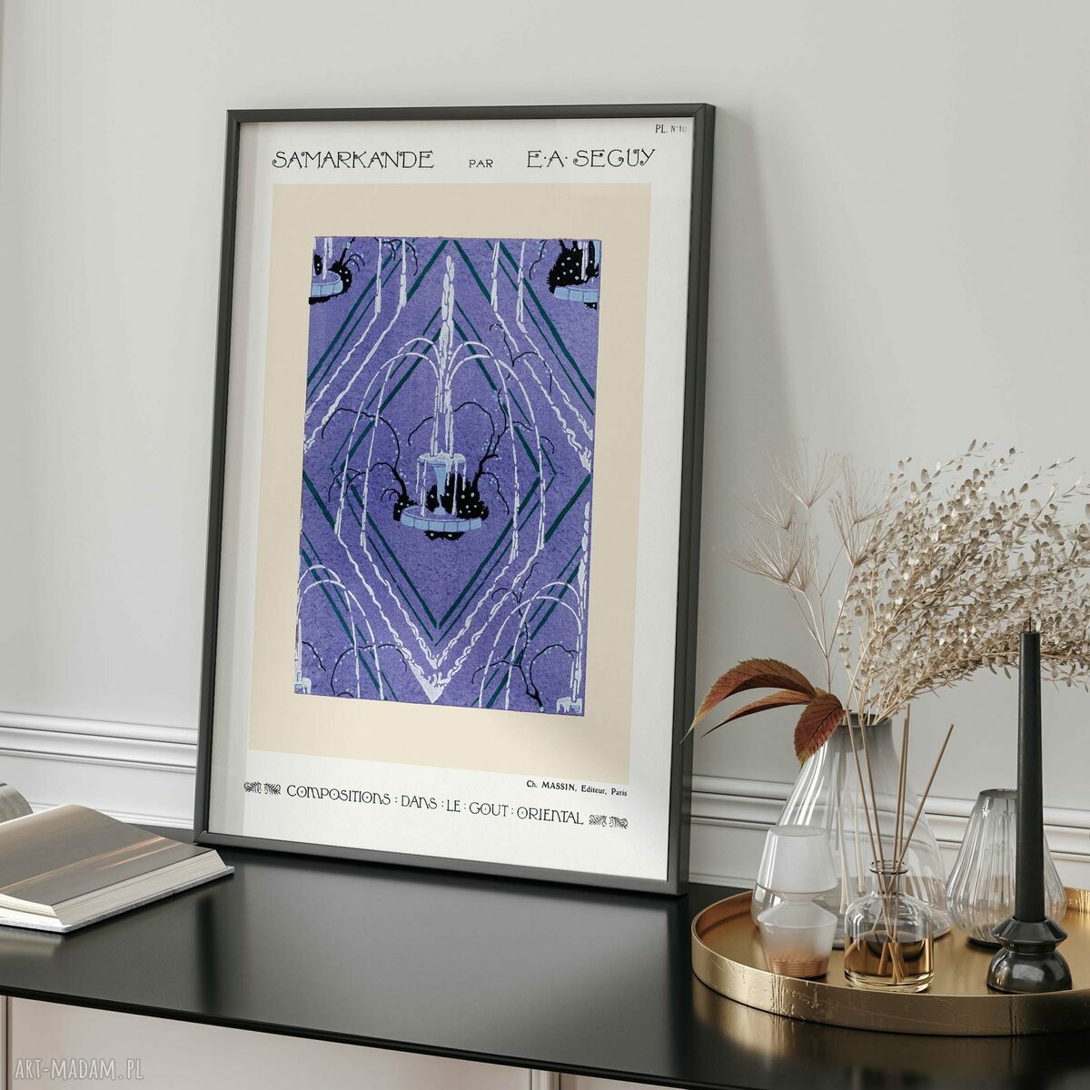 Plakat wystawowy - wzory retro 40x50 cm (8-2-0031)
