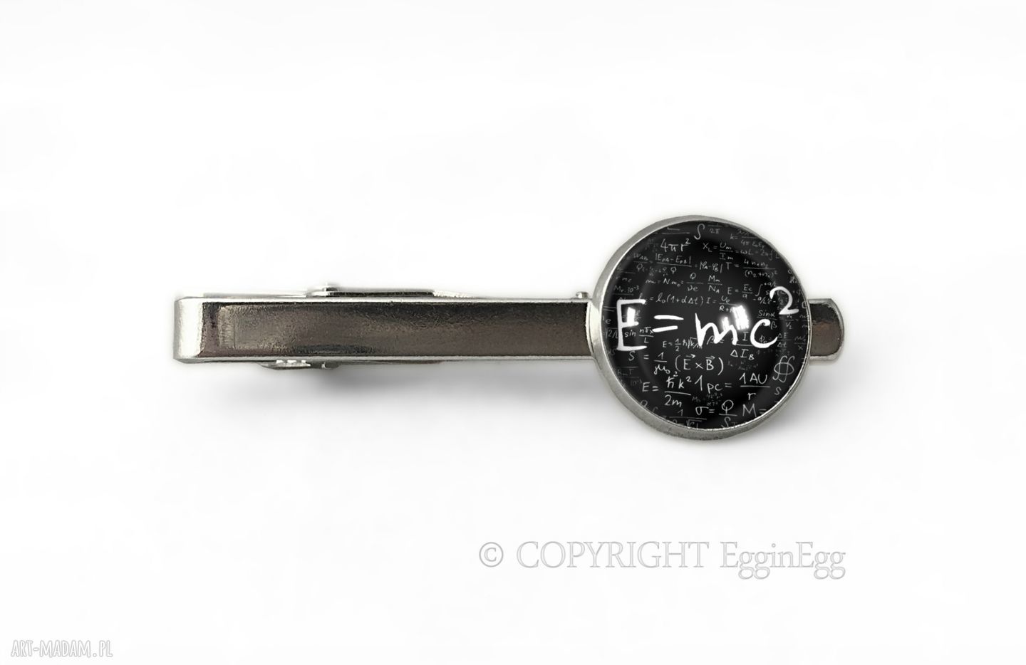 mc2 spinka krawata emc2 einstein wzór ręcznie robiona wysokiej
