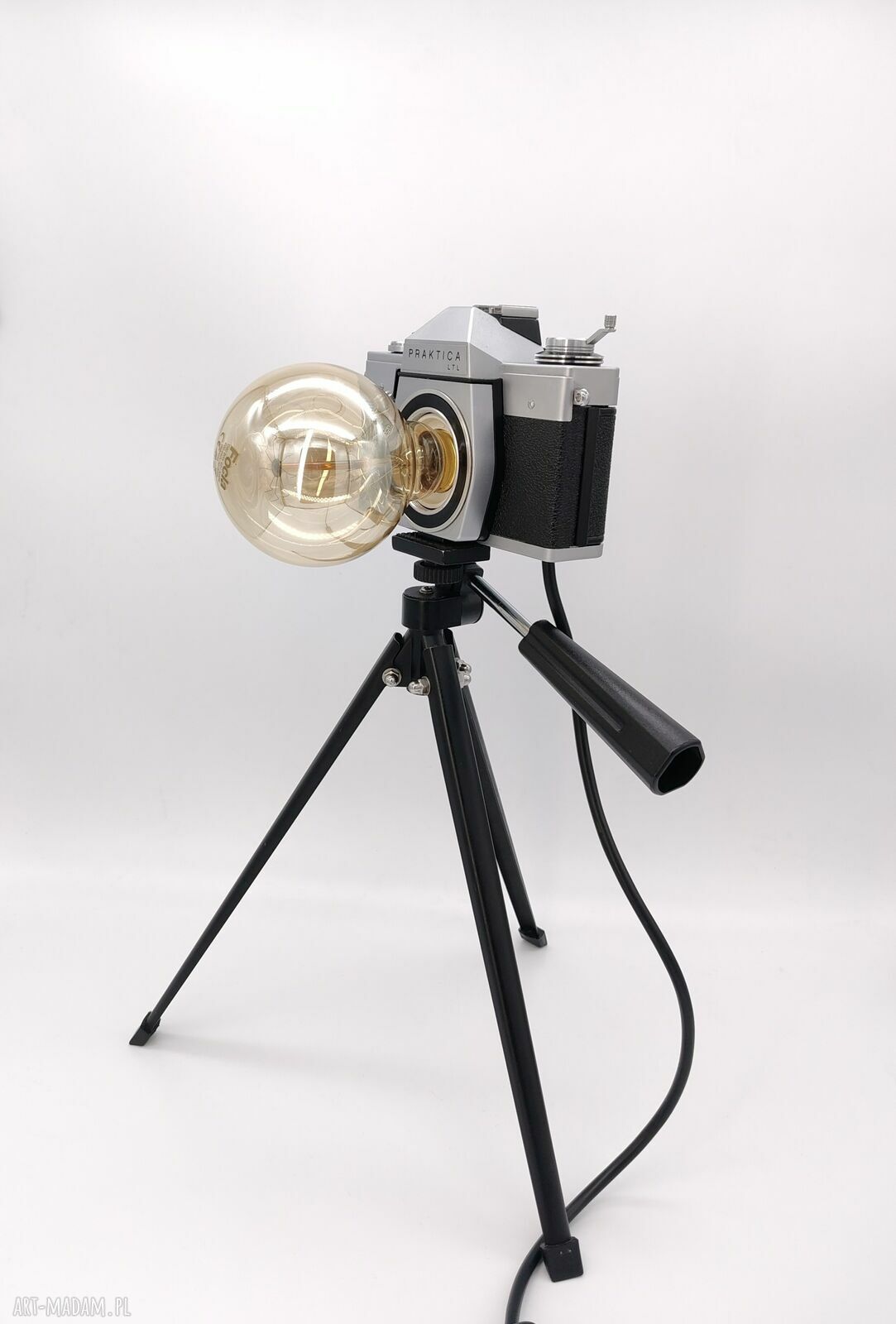 Lampka z aparatu w stylu retro - prezent dla fotografa i fotografki