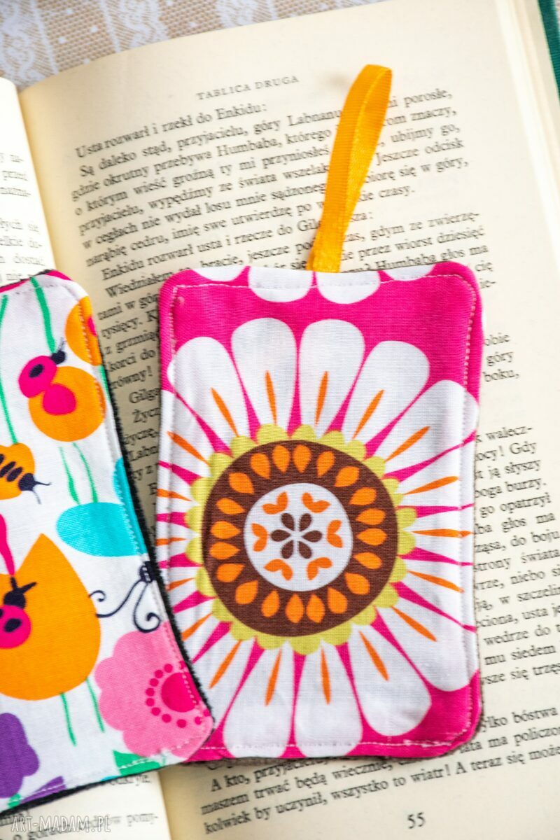 Zakładki z duszą - Kwiatki dla mamy (para handmade)
