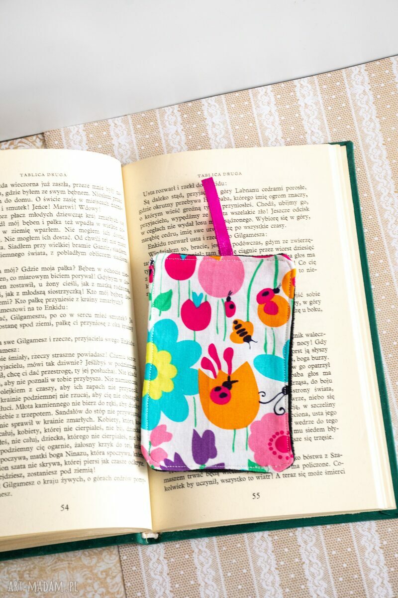 Zakładki z duszą - Kwiatki dla mamy (para handmade)