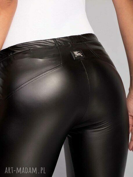 Legginsy z eko-skóry