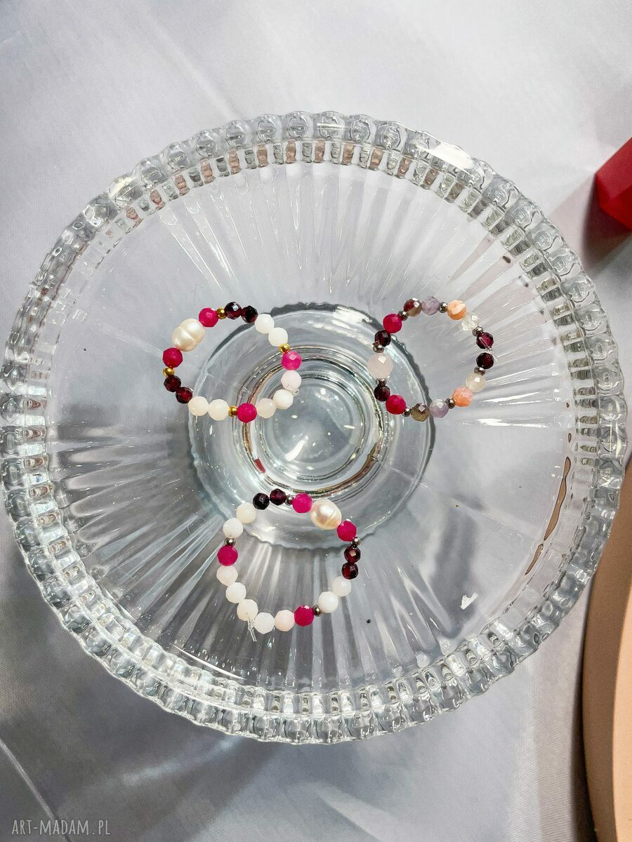 Pierścionek z kamieniami naturalnymi AP jewels - kolekcja Valentine