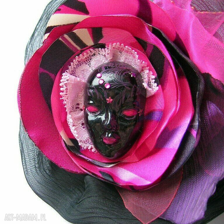 Broszka z Kolekcji Masquerade XLIII - Wenecja Samantha (handmade)