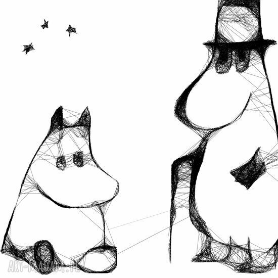 Grafika z ramą nr 23 do pokoju dziecięcego - prezent gotowy do powieszenia