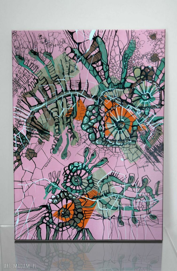 Z rybą sam na sam. Giclee