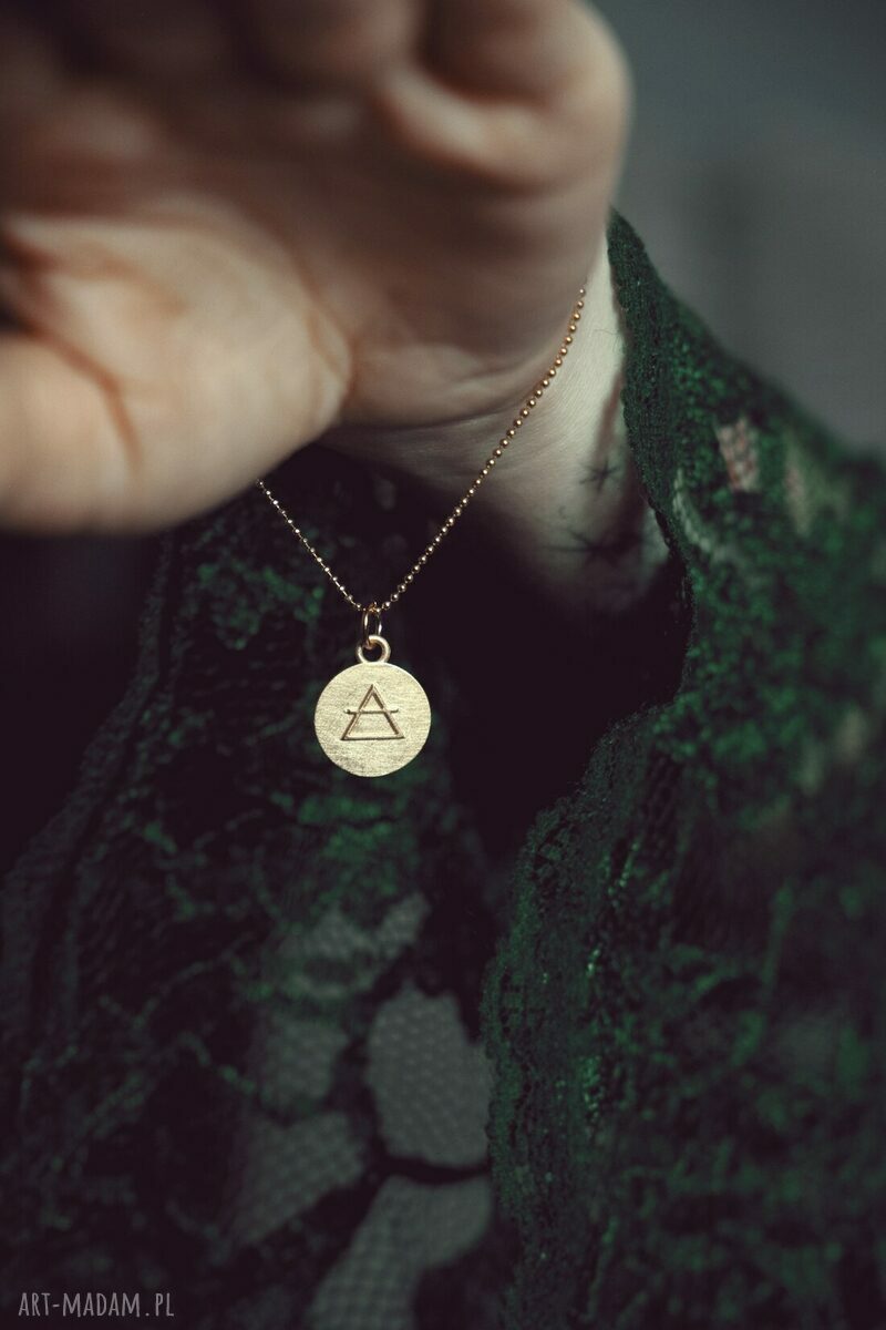 Bransoletka z Żywiołem Powietrza z pozłacanego srebra 925 - handmade