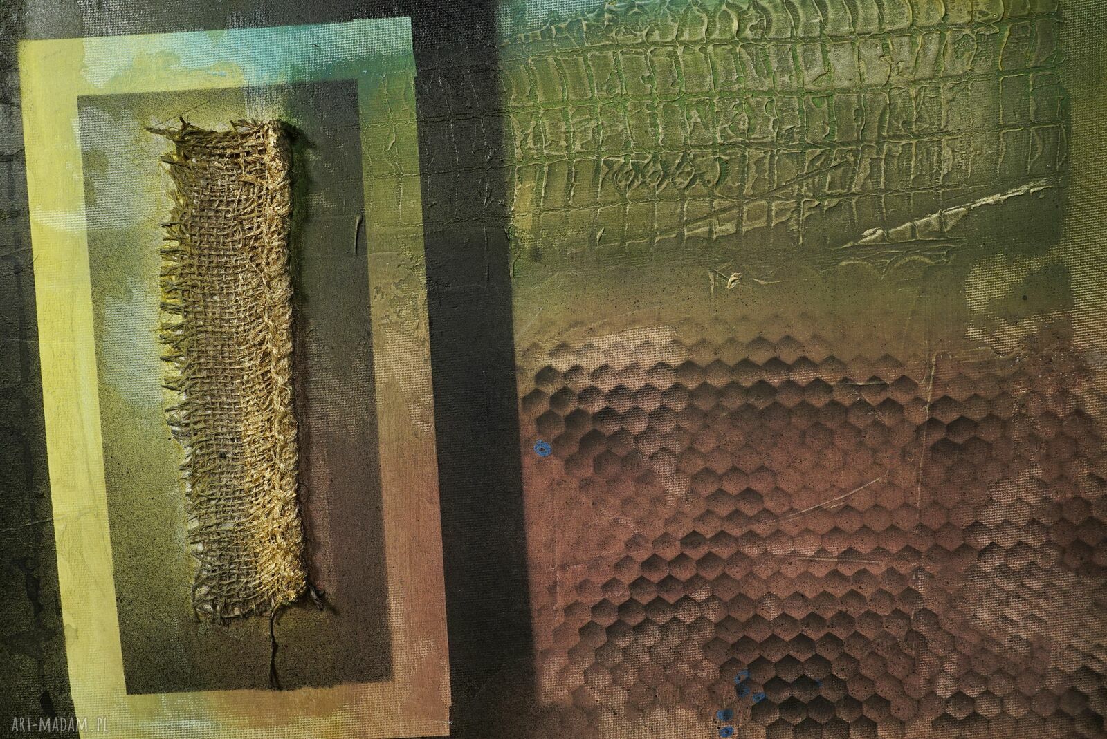 „Za trzysta metrów skręć w lewo” - dyptyk abstrakcyjny 2x120x80 cm