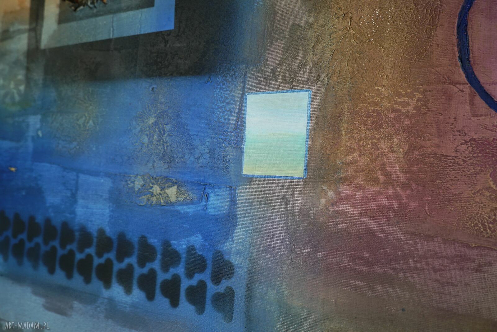 „Za trzysta metrów skręć w lewo” - dyptyk abstrakcyjny 2x120x80 cm