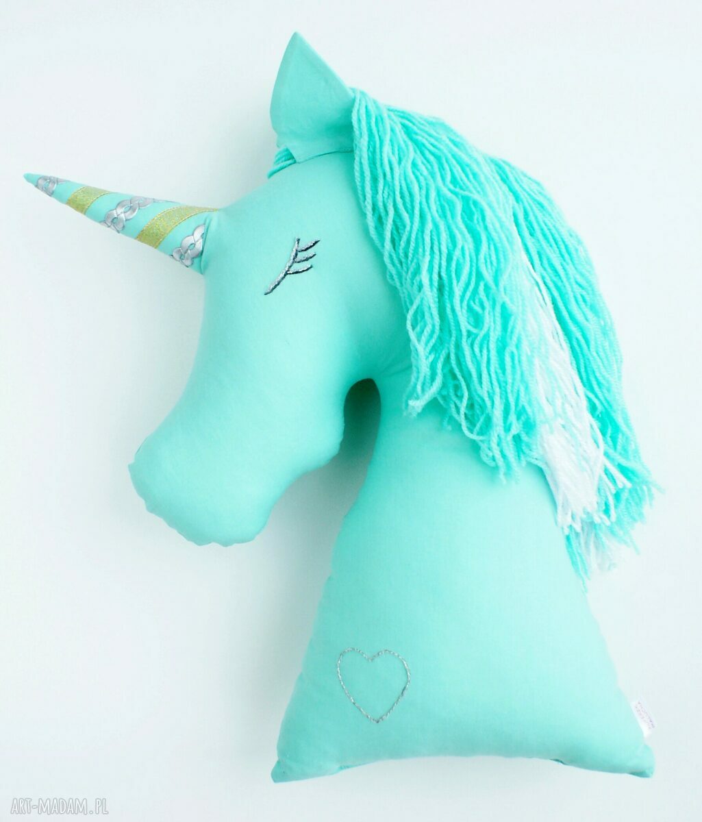 zabawki: BAJKOWY JEDNOROŻEC PODUSZKA PRZYTULANKA DEKORACJA POKOJU DZIECKA ręcznie