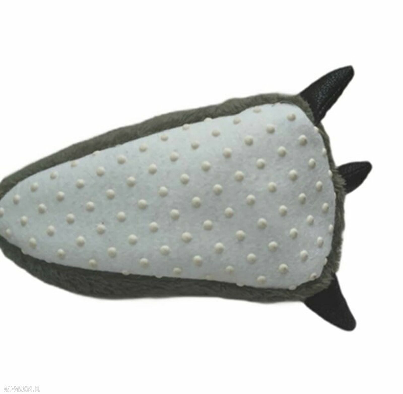 Zabawne kapcie ŁAPY DINOZAURA - wełna merynos 32/33 (20 cm)