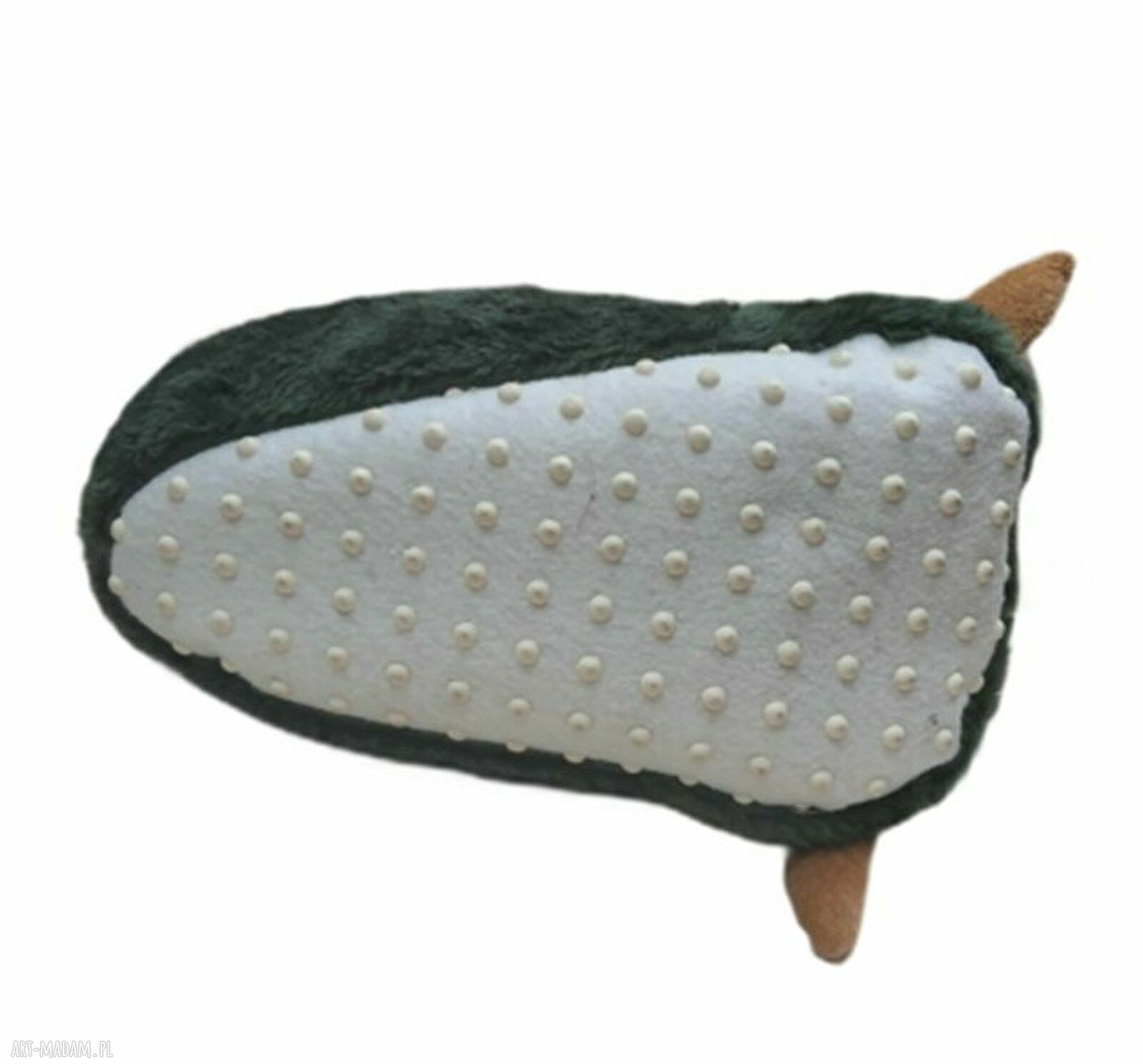 Zabawne kapcie łapy dinozaura - rozmiar 30/31 (19,5 cm) - wełna merynos