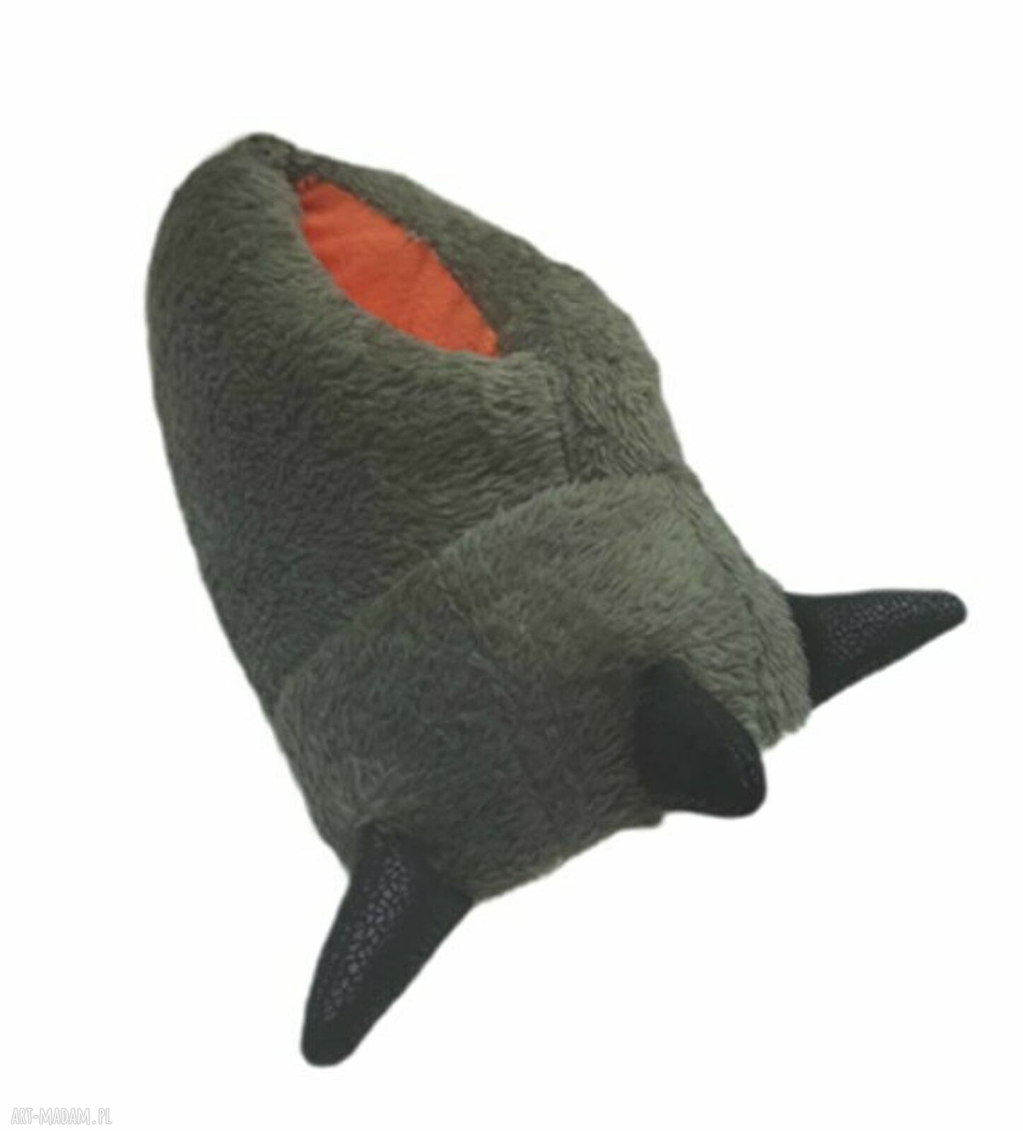 Zabawne kapcie ŁAPY DINOZAURA - wełna merynos 32/33 (20 cm)