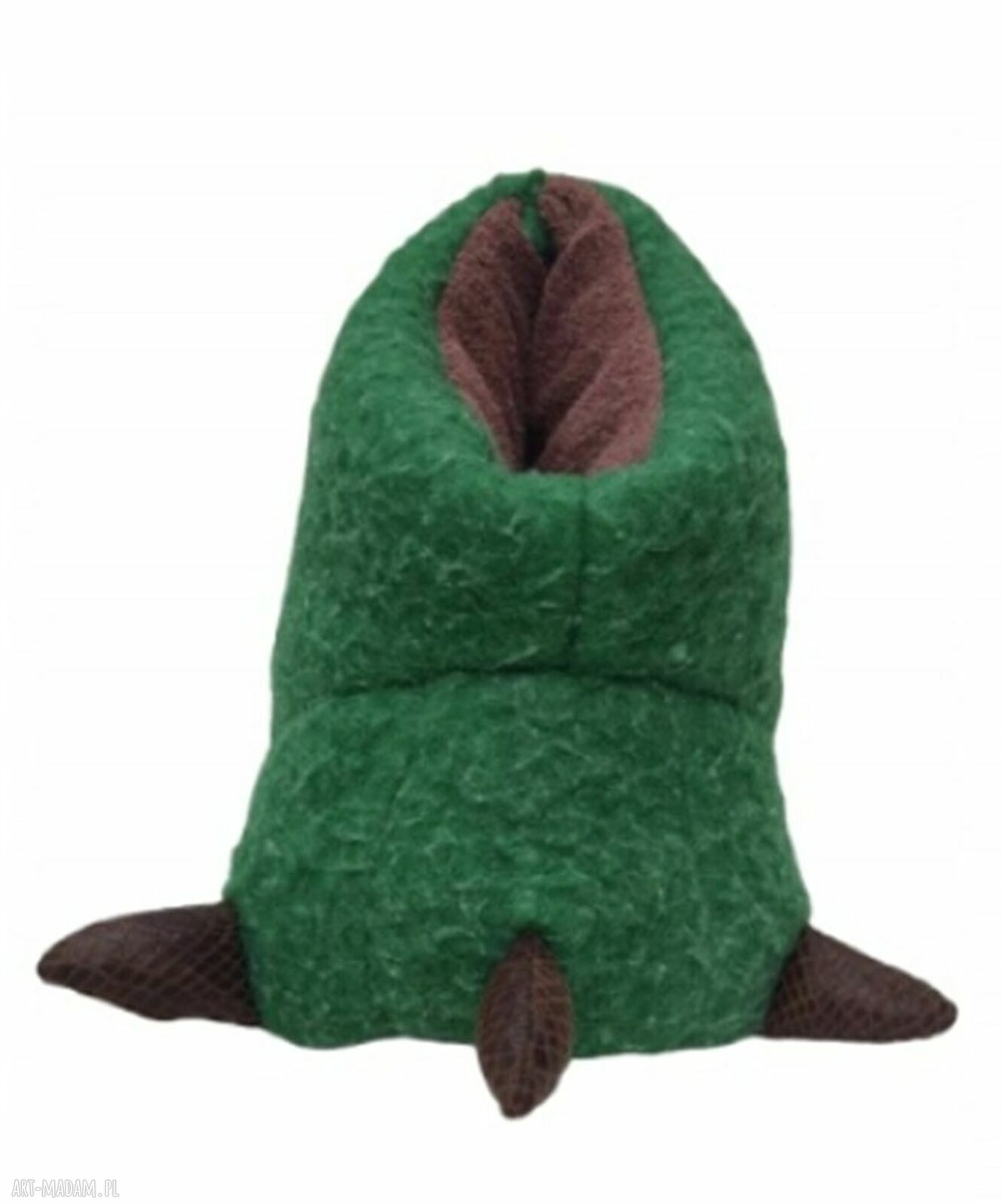 Kapcie dziecięce ŁAPY DINOZAURA - roz. 30/31 (19 cm) z wełny merynos