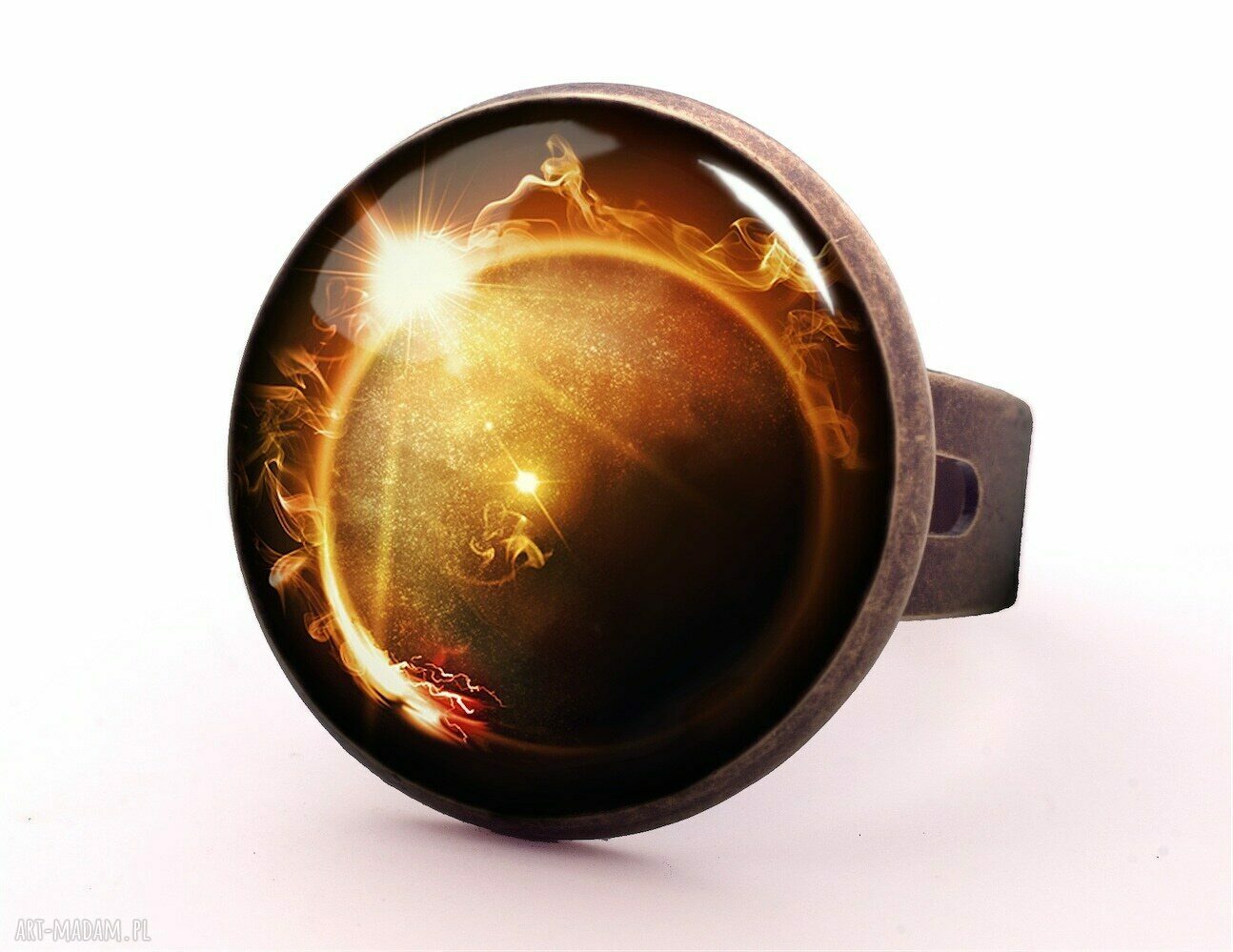 naszyjniki: Zaćmienie Słońca Medalion z łańcuszkiem Ręczne wykonanie